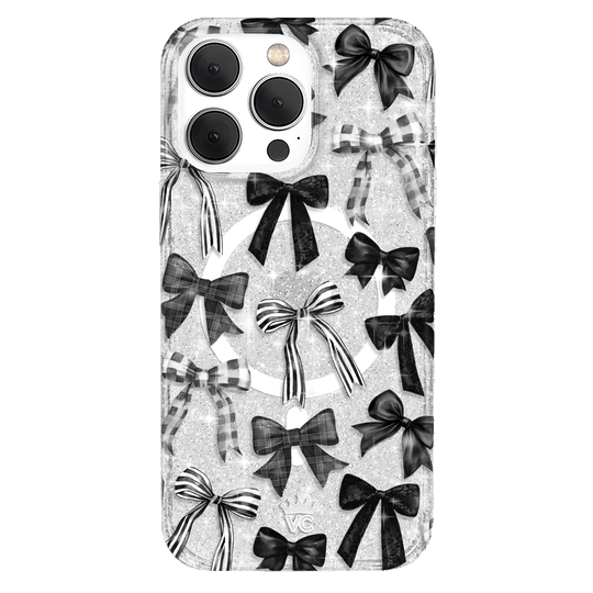 Gothic Bows iPhone Case – Trendy Protective Phone Cover