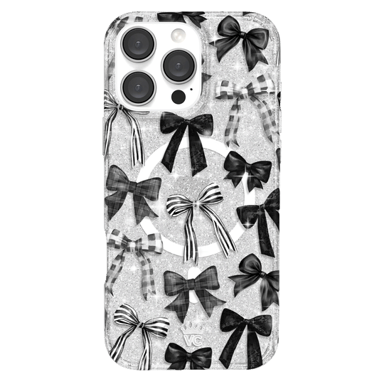 Gothic Bows iPhone Case – Trendy Protective Phone Cover