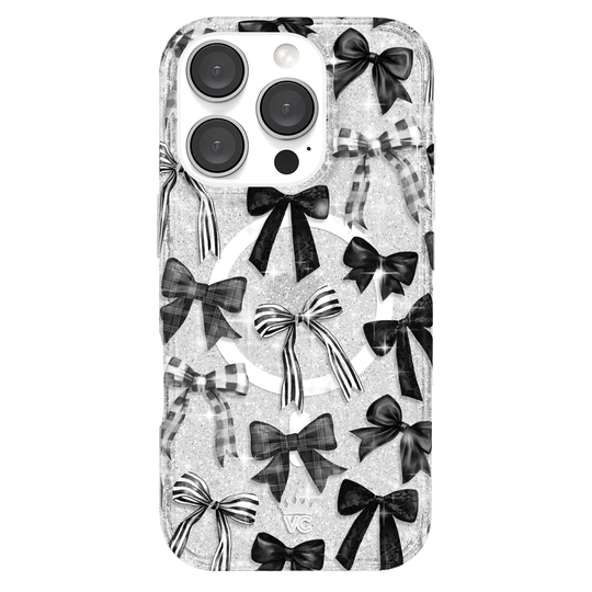 Gothic Bows iPhone Case – Trendy Protective Phone Cover