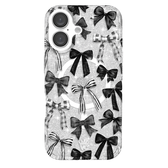 Gothic Bows iPhone Case – Trendy Protective Phone Cover