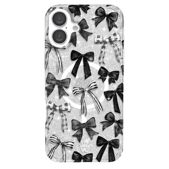 Gothic Bows iPhone Case – Trendy Protective Phone Cover