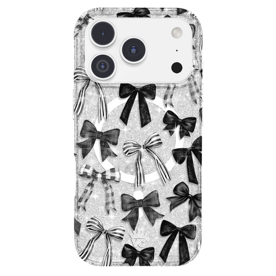 Gothic Bows iPhone Case – Trendy Protective Phone Cover
