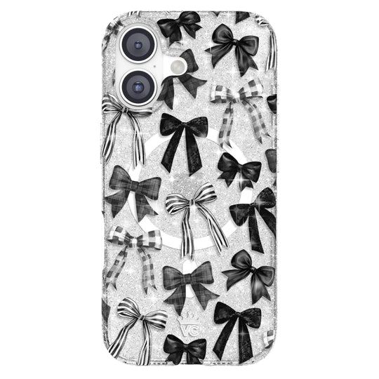Gothic Bows iPhone Case – Trendy Protective Phone Cover