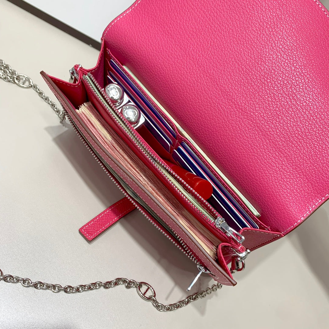 Luxury Card Wallet with Chain