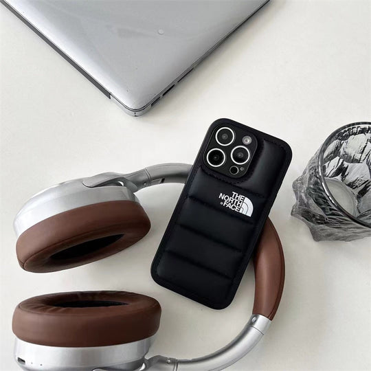 Luxury Fashion Leather The North Face Phone Case For iPhone