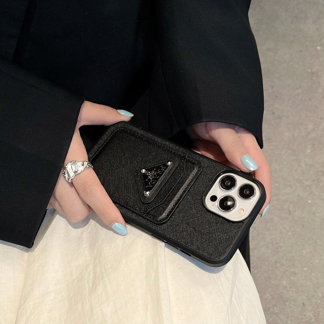 Luxurious leather iPhone case