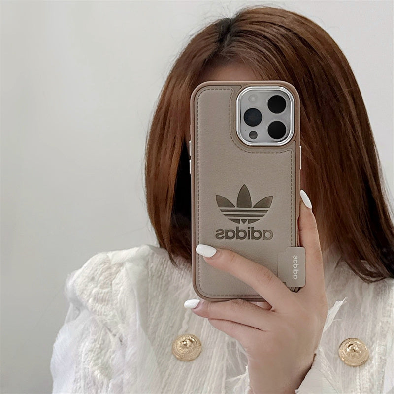 AD Premium Leather Case for iPhone 17/ 16/ 15/ 14