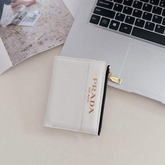 Chic Luxury Zipper ID Card Holder Wallet