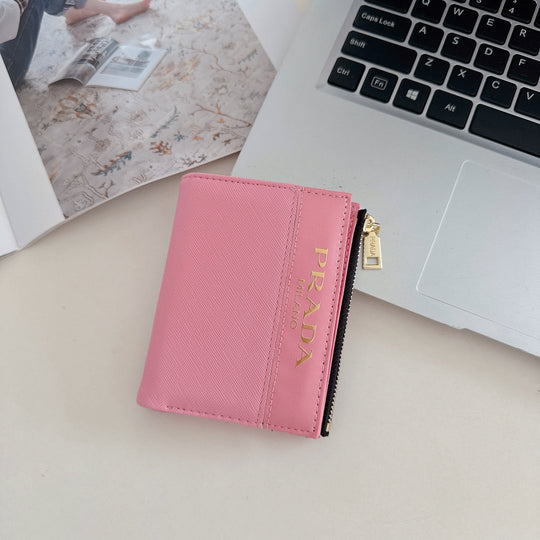 Chic Luxury Zipper ID Card Holder Wallet
