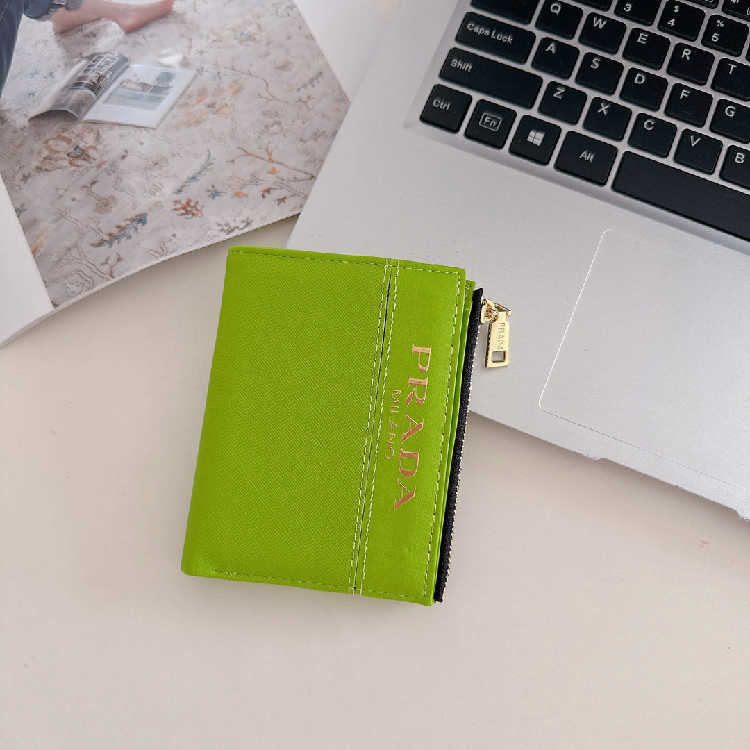 Chic Luxury Zipper ID Card Holder Wallet