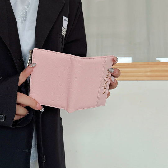 Chic Luxury Zipper ID Card Holder Wallet