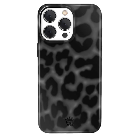 It Girl Black Leopard iPhone Case – Aesthetic Shockproof Phone Cover