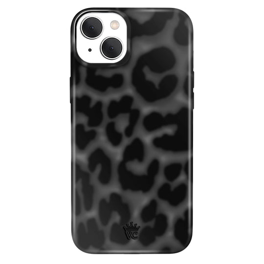 It Girl Black Leopard iPhone Case – Aesthetic Shockproof Phone Cover