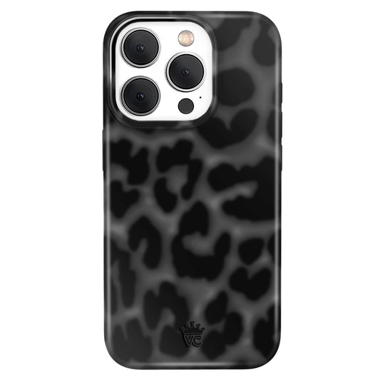 It Girl Black Leopard iPhone Case – Aesthetic Shockproof Phone Cover