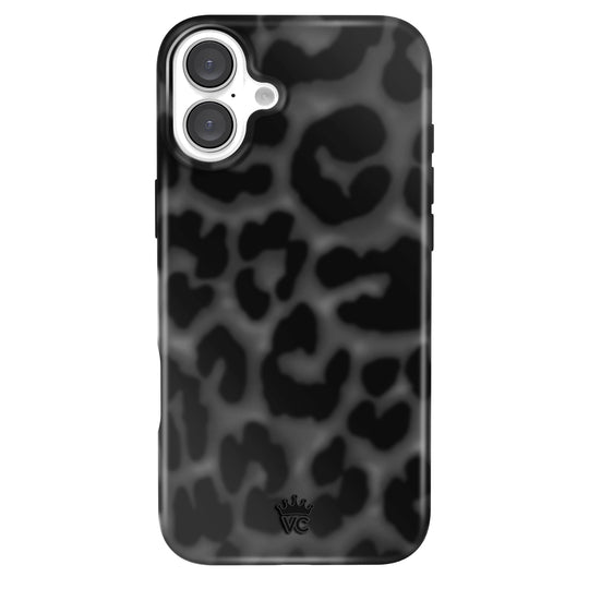 It Girl Black Leopard iPhone Case – Aesthetic Shockproof Phone Cover