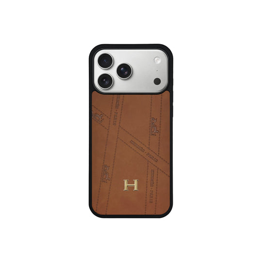 Designer Premium Leather Protective Phone Case for iPhone 17/ 16/ 15/ 14