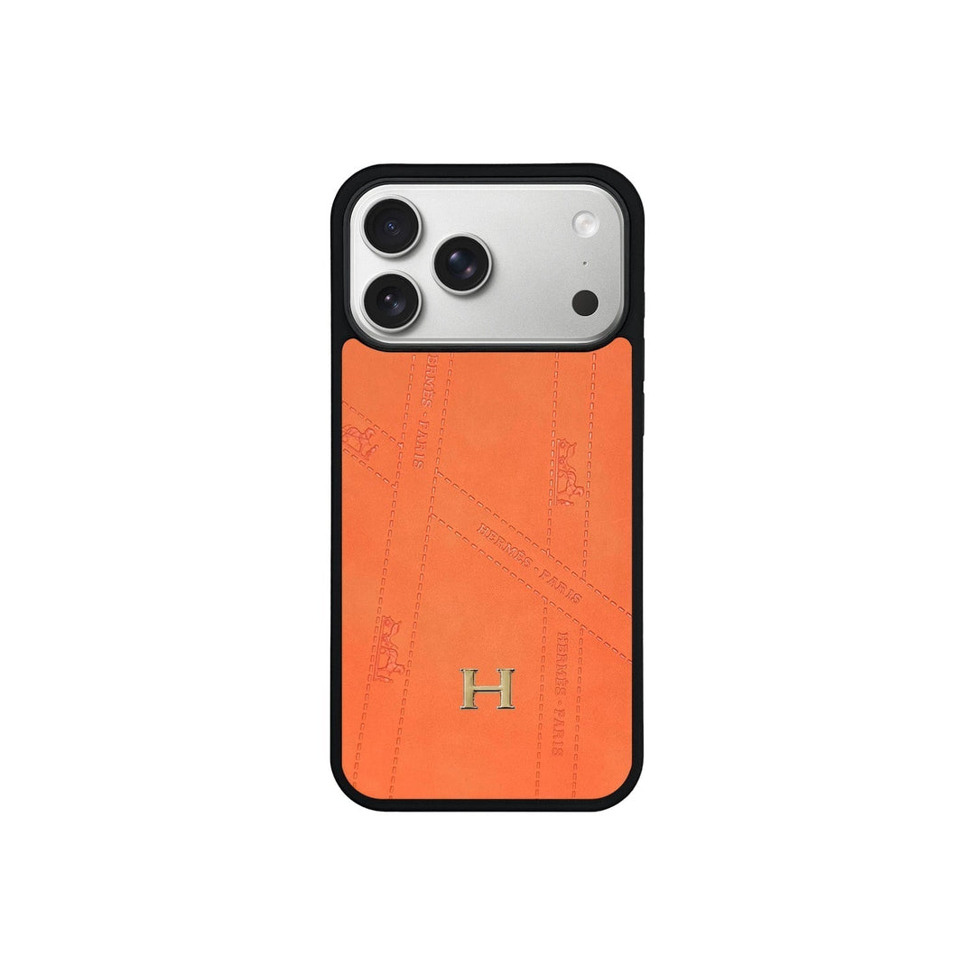 Designer Premium Leather Protective Phone Case for iPhone 17/ 16/ 15/ 14