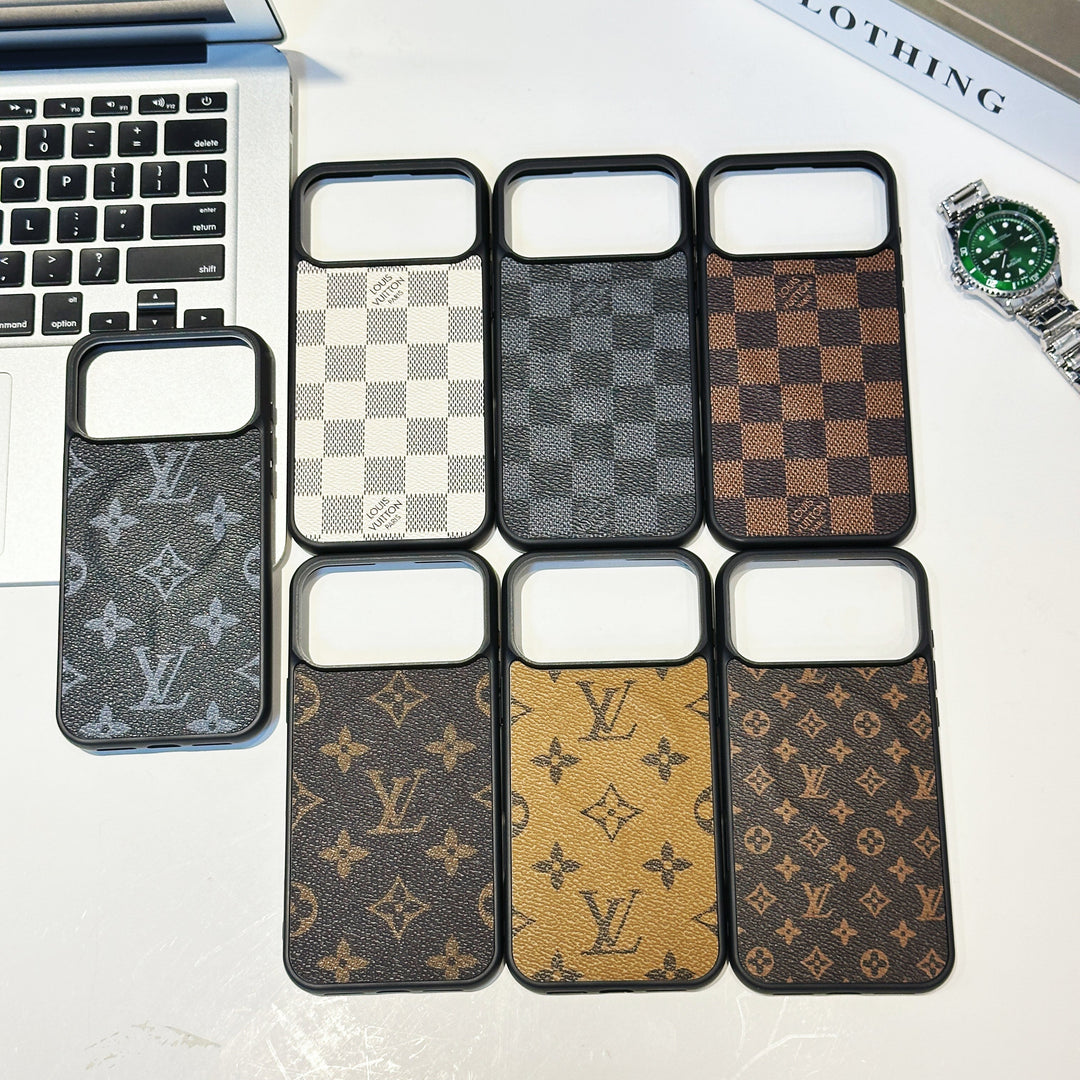LV Style IPhone 17 Pro Max Case