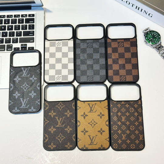 LV Style IPhone 17 Pro Max Case