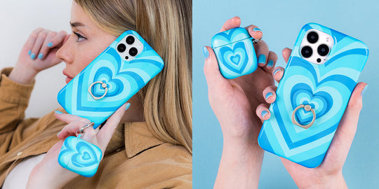 Blue Sweethearts iPhone Case – Cute Aesthetic Phone Cover