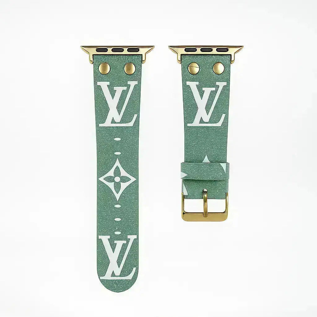 Apple Watch Band Monogram with Gold