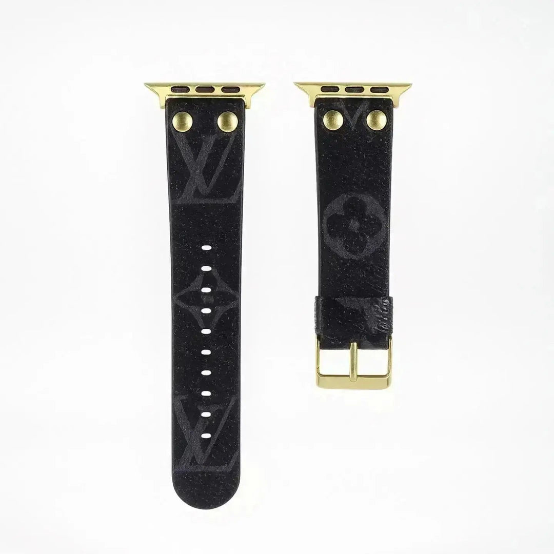 Apple Watch Band Monogram with Gold