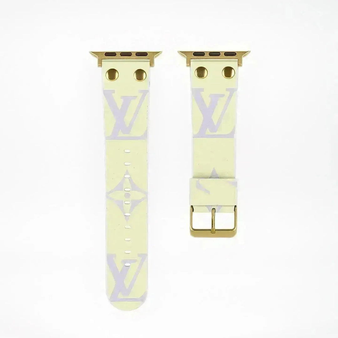 Apple Watch Band Monogram with Gold