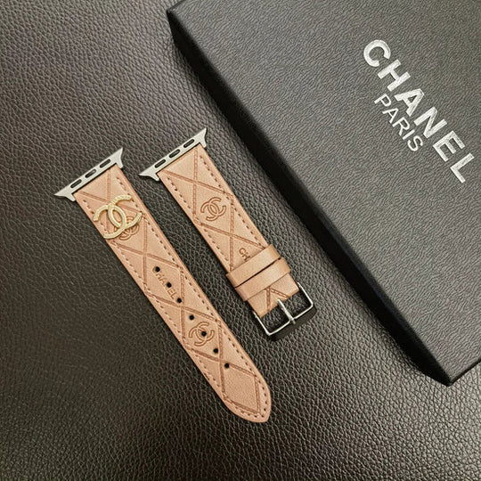 Luxury Gold Monogram 3D Embossed Apple Watch Strap