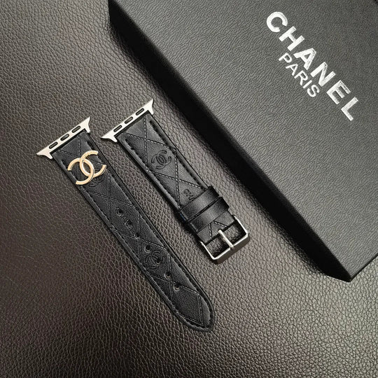Luxury Gold Monogram 3D Embossed Apple Watch Strap
