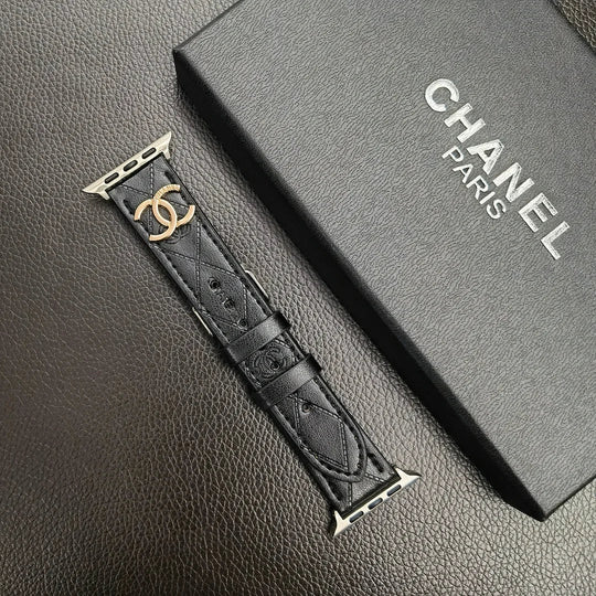 Luxury Gold Monogram 3D Embossed Apple Watch Strap
