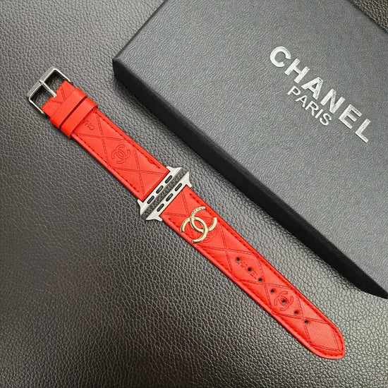 Luxury Gold Monogram 3D Embossed Apple Watch Strap