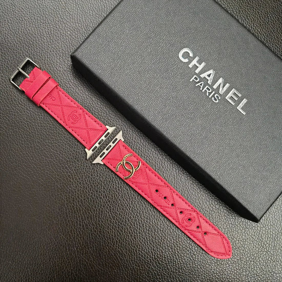Luxury Gold Monogram 3D Embossed Apple Watch Strap