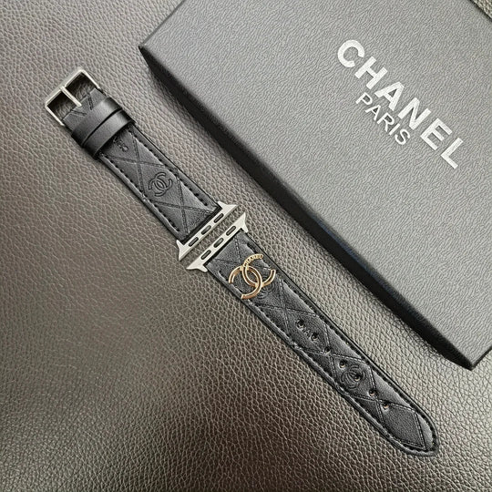 Luxury Gold Monogram 3D Embossed Apple Watch Strap