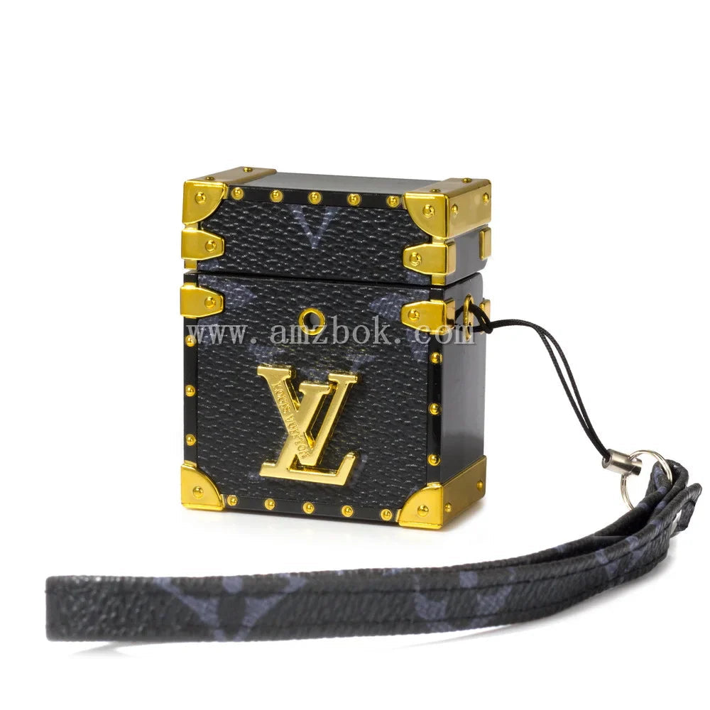 Luxury Inspired Trunk AirPods Case With Strap