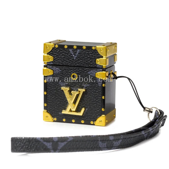 Luxury Inspired Trunk AirPods Case With Strap