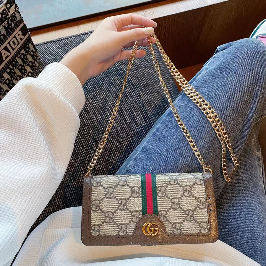 Luxury Phone Bag Case and Card Holder for Samsung