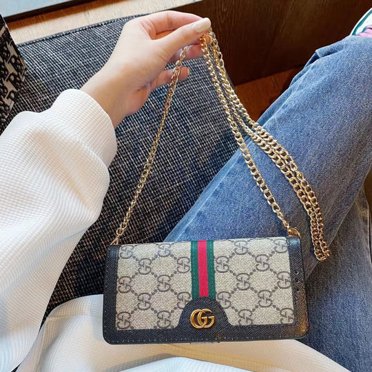 Luxury Phone Bag Case and Card Holder for Samsung