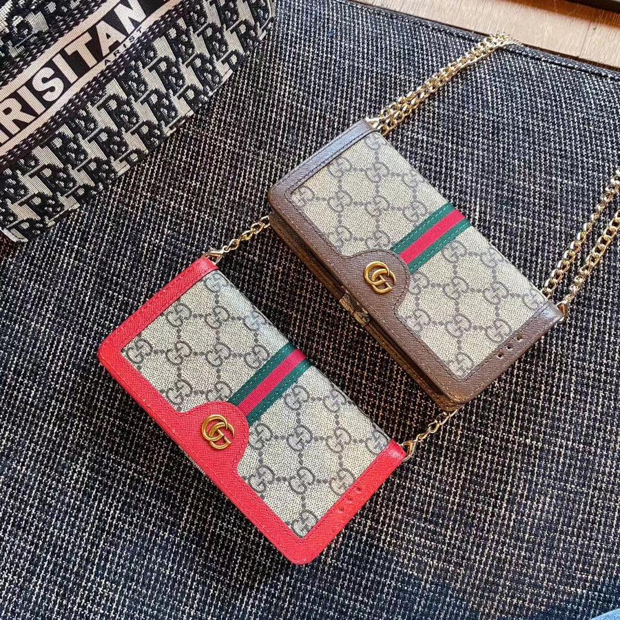 Luxury Phone Bag Case and Card Holder for Samsung