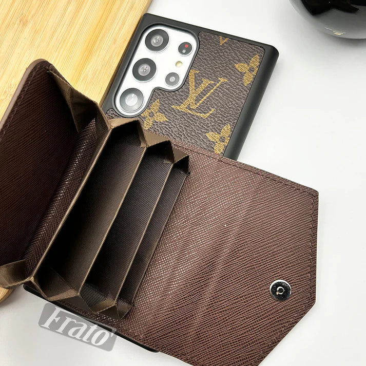 Luxury Wallet Card Holder Case For Samsung Galaxy Case