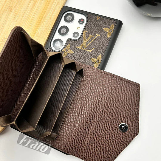 Luxury Wallet Card Holder Case For Samsung Galaxy Case