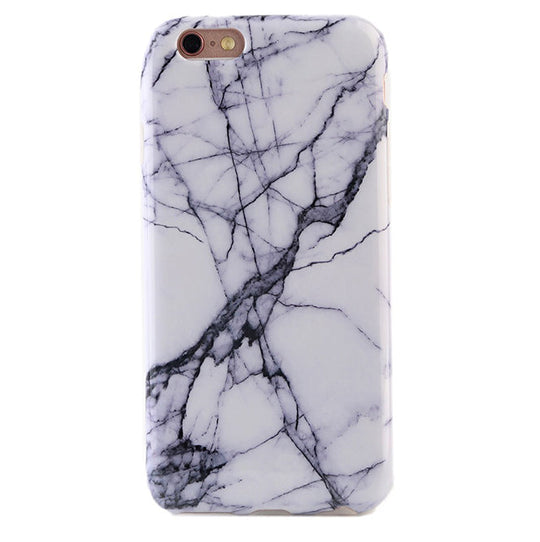 White & Gray Marble iPhone Case – Trendy Protective Phone Cover