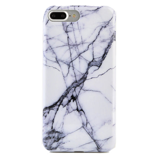 White & Gray Marble iPhone Case – Trendy Protective Phone Cover