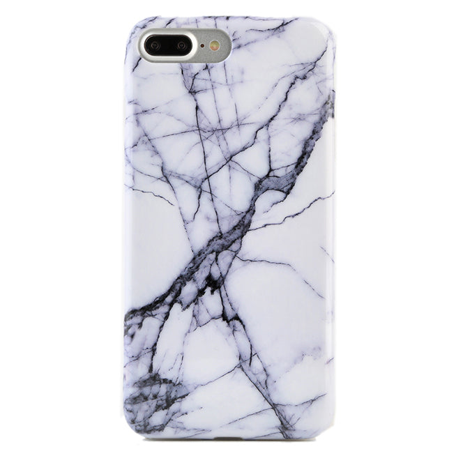 White & Gray Marble iPhone Case – Trendy Protective Phone Cover
