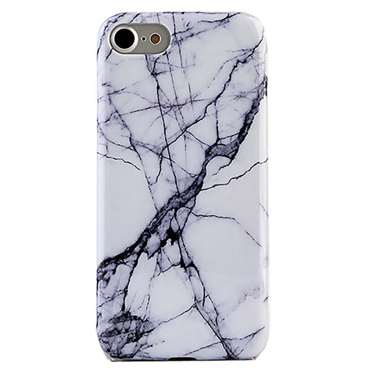 White & Gray Marble iPhone Case – Trendy Protective Phone Cover