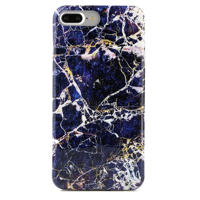 Midnight Gold Marble iPhone Case – Aesthetic Shockproof Phone Cover