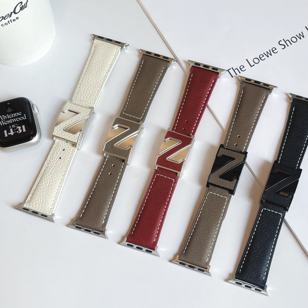 Z-Shaped Leather Strap