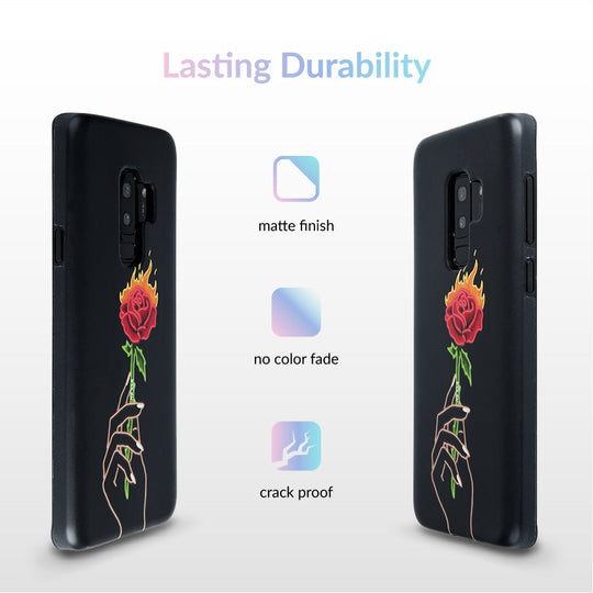 Neon Rose iPhone Case by Nessa iPhone Case – Cute Aesthetic Phone Cover