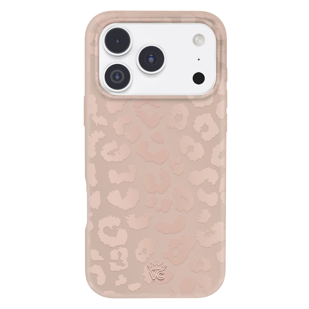 Nude Leopard iPhone Case – Trendy Protective Phone Cover