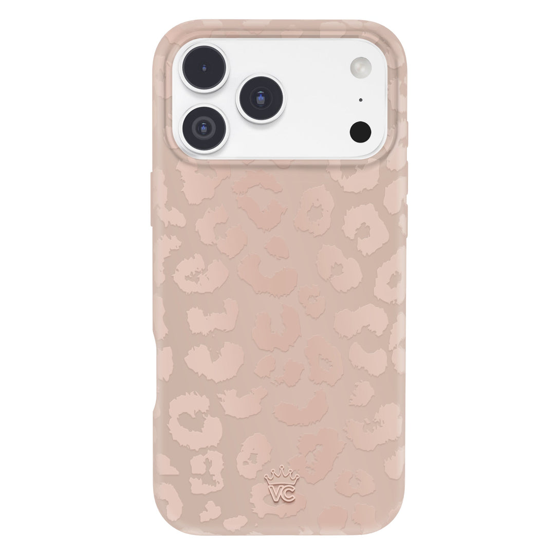 Nude Leopard iPhone Case – Trendy Protective Phone Cover