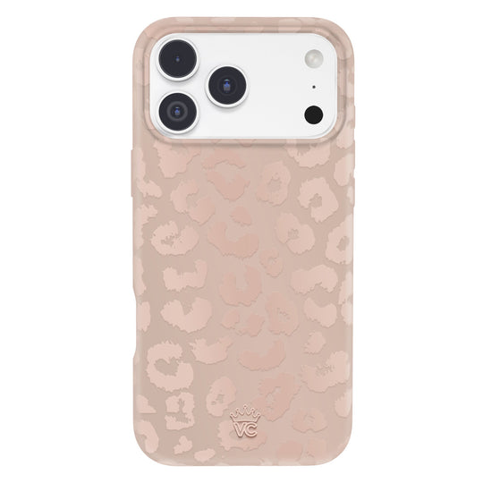 Nude Leopard iPhone Case – Trendy Protective Phone Cover